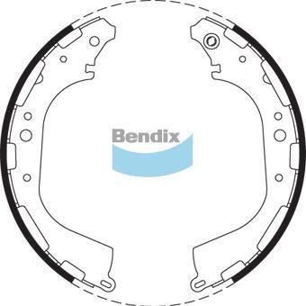 BENDIX BS1726 - Komplet kočnica, bubanj kočnice www.molydon.hr