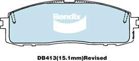 BENDIX DB413 GCT - Komplet Pločica, disk-kočnica www.molydon.hr