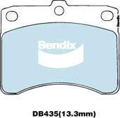 BENDIX DB435 GCT - Komplet Pločica, disk-kočnica www.molydon.hr