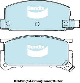 BENDIX DB426 GCT - Komplet Pločica, disk-kočnica www.molydon.hr