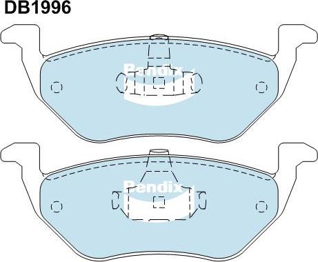 BENDIX DB1996 4WD - Komplet Pločica, disk-kočnica www.molydon.hr