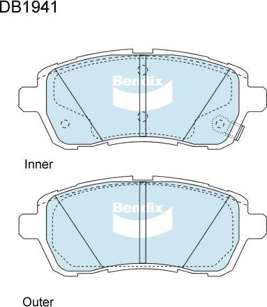 BENDIX DB1941 4WD - Komplet Pločica, disk-kočnica www.molydon.hr