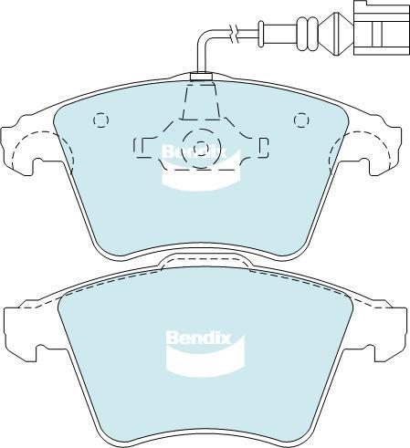 BENDIX DB1947 GCT - Komplet Pločica, disk-kočnica www.molydon.hr