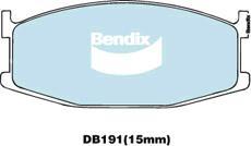 BENDIX DB191 GCT - Komplet Pločica, disk-kočnica www.molydon.hr