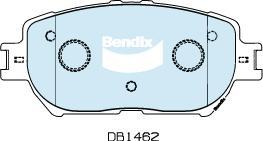 BENDIX DB1462 4WD - Komplet Pločica, disk-kočnica www.molydon.hr