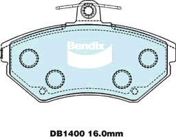 BENDIX DB1400 MKT - Komplet Pločica, disk-kočnica www.molydon.hr