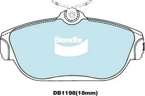 BENDIX DB1198 ULT - Komplet Pločica, disk-kočnica www.molydon.hr