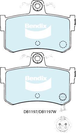 BENDIX DB1197 MKT - Komplet Pločica, disk-kočnica www.molydon.hr