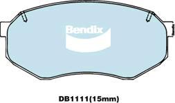 BENDIX DB1111 GCT - Komplet Pločica, disk-kočnica www.molydon.hr