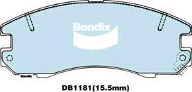 BENDIX DB1181 MKT - Komplet Pločica, disk-kočnica www.molydon.hr