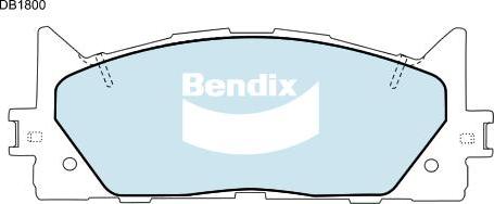 BENDIX DB1800 GCT - Komplet Pločica, disk-kočnica www.molydon.hr