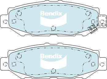 BENDIX DB1396 MKT - Komplet Pločica, disk-kočnica www.molydon.hr