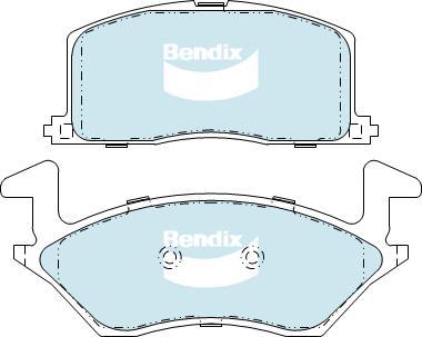 BENDIX DB1314 GCT - Komplet Pločica, disk-kočnica www.molydon.hr