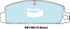 BENDIX DB138 GCT - Komplet Pločica, disk-kočnica www.molydon.hr