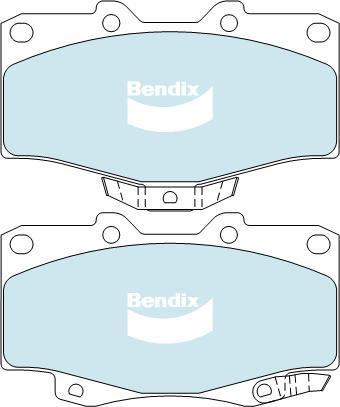 BENDIX DB1323 4WD - Komplet Pločica, disk-kočnica www.molydon.hr