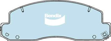 BENDIX DB1293 GCT - Komplet Pločica, disk-kočnica www.molydon.hr