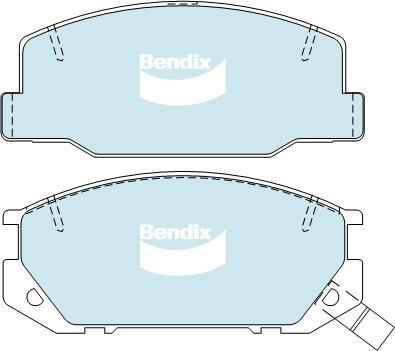 BENDIX DB1208 GCT - Komplet Pločica, disk-kočnica www.molydon.hr