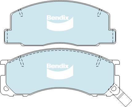 BENDIX DB1215 GCT - Komplet Pločica, disk-kočnica www.molydon.hr