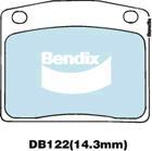 BENDIX DB122 GCT - Komplet Pločica, disk-kočnica www.molydon.hr