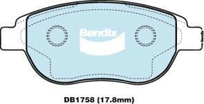 BENDIX DB1758 GCT - Komplet Pločica, disk-kočnica www.molydon.hr