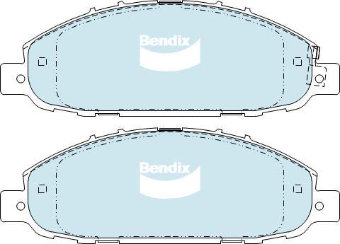 BENDIX DB1769 4WD - Komplet Pločica, disk-kočnica www.molydon.hr