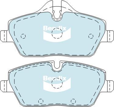 BENDIX DB1782 EURO+ - Komplet Pločica, disk-kočnica www.molydon.hr