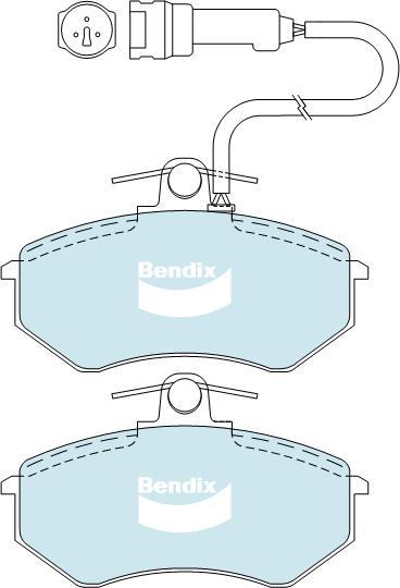 BENDIX DB343 MKT - Komplet Pločica, disk-kočnica www.molydon.hr