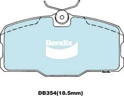 BENDIX DB354 GCT - Komplet Pločica, disk-kočnica www.molydon.hr