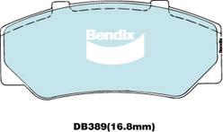 BENDIX DB389 GCT - Komplet Pločica, disk-kočnica www.molydon.hr