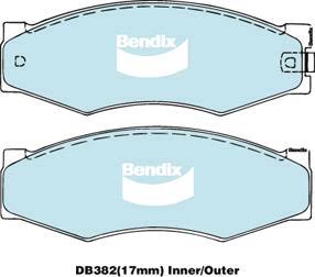 BENDIX DB382 GCT - Komplet Pločica, disk-kočnica www.molydon.hr