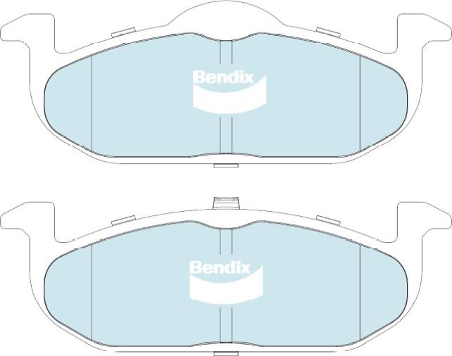 BENDIX DB2458 UP - Komplet Pločica, disk-kočnica www.molydon.hr