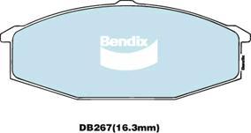 BENDIX DB267 GCT - Komplet Pločica, disk-kočnica www.molydon.hr