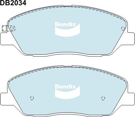 BENDIX DB2034 HD - Komplet Pločica, disk-kočnica www.molydon.hr