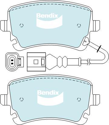 BENDIX DB2192 EURO+ - Komplet Pločica, disk-kočnica www.molydon.hr