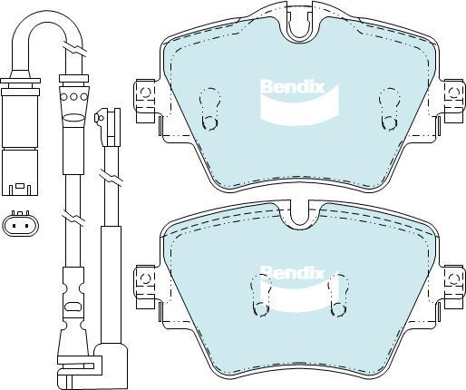 BENDIX DB2377 EURO+ - Komplet Pločica, disk-kočnica www.molydon.hr