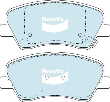 BENDIX DB2240 GCT - Komplet Pločica, disk-kočnica www.molydon.hr