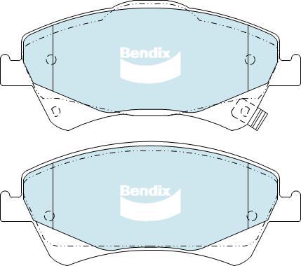 BENDIX DB2251 GCT - Komplet Pločica, disk-kočnica www.molydon.hr