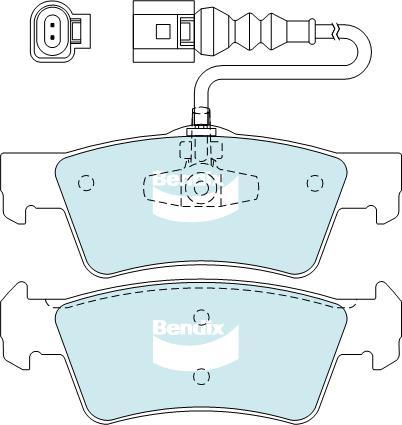 BENDIX DB2201 EURO+ - Komplet Pločica, disk-kočnica www.molydon.hr