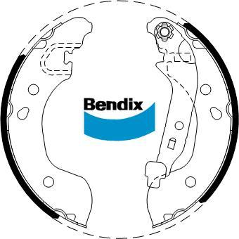 BENDIX DS1827 - Komplet kočnica, bubanj kočnice www.molydon.hr