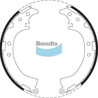 BENDIX DS2333 - Komplet kočnica, bubanj kočnice www.molydon.hr