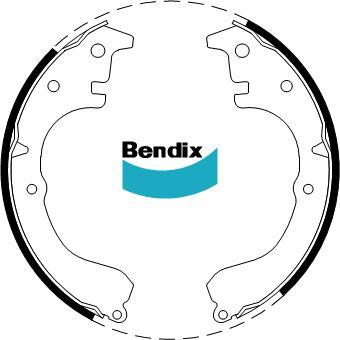 BENDIX DS2203 - Komplet kočnica, bubanj kočnice www.molydon.hr