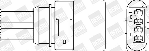 BERU by DRiV OPH065 - Lambda-sonda www.molydon.hr