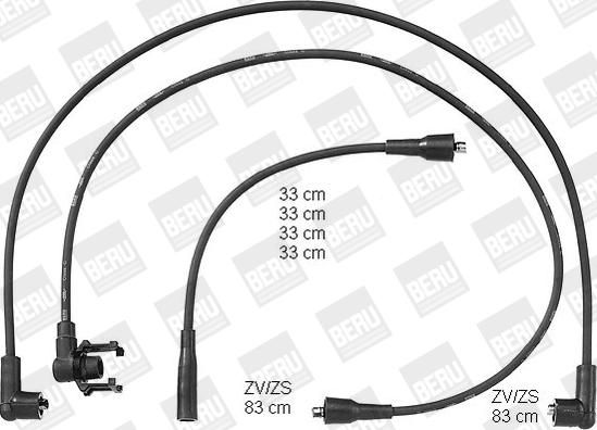 BERU by DRiV PRO734 - Set kablova za paljenje www.molydon.hr