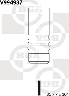 BGA V994937 - Usisni ventil www.molydon.hr