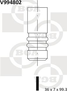 BGA V994802 - Usisni ventil www.molydon.hr