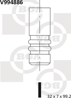 BGA V994886 - Usisni ventil www.molydon.hr