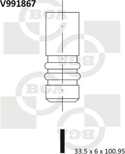 BGA V991867 - Usisni ventil www.molydon.hr