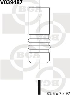 BGA V039487 - Ispušni ventil www.molydon.hr