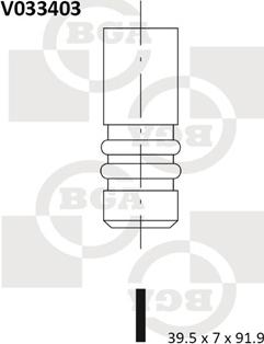 BGA V033403 - Usisni ventil www.molydon.hr