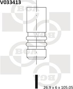 BGA V033413 - Usisni ventil www.molydon.hr